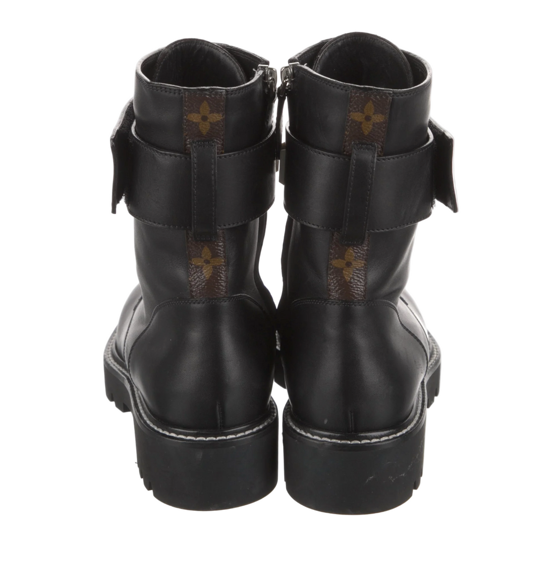 Louis Vuitton Monogram Combat Boots - 39