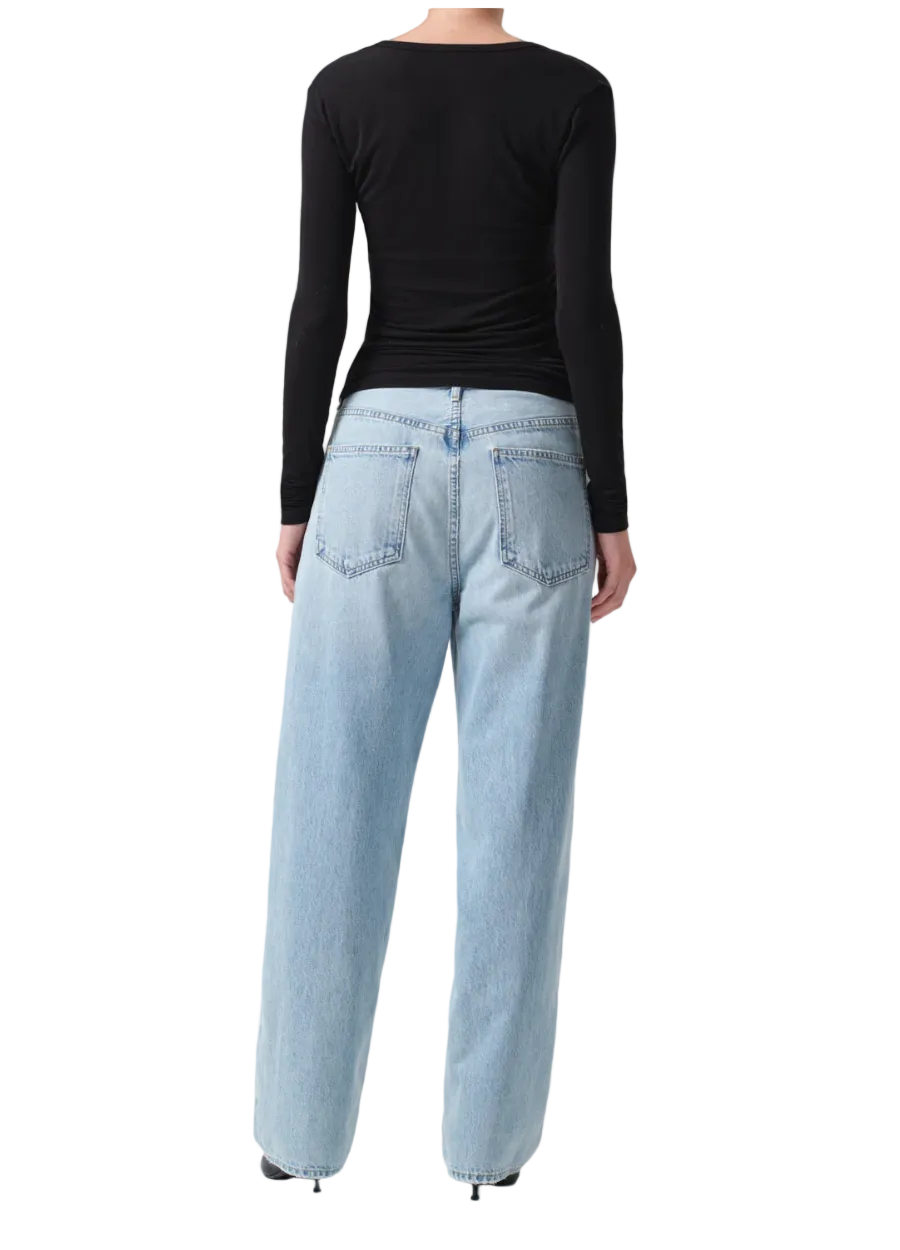 Agolde Mis-Rise Criss Cross Jeans -29