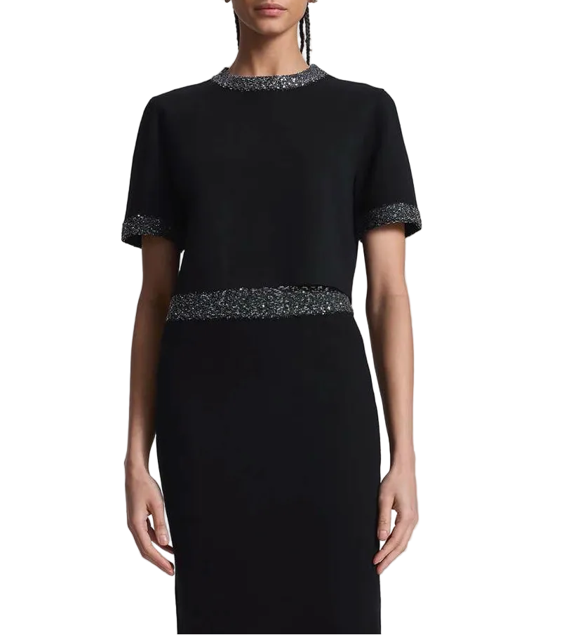 A.L.C. Maeve Sequin Embellished Top - L