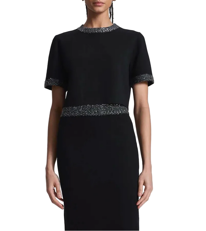 A.L.C. Maeve Sequin Embellished Top - L