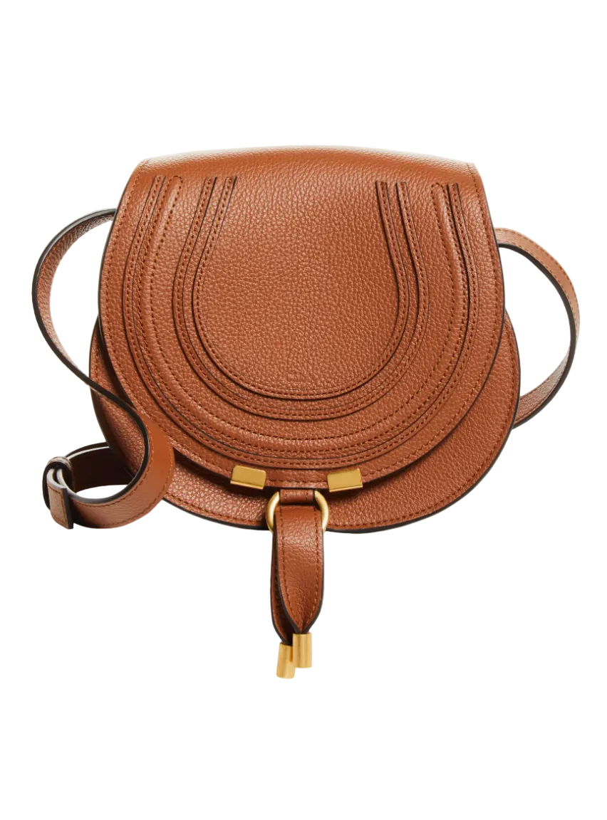 Small Marcie Leather Crossbody Bag