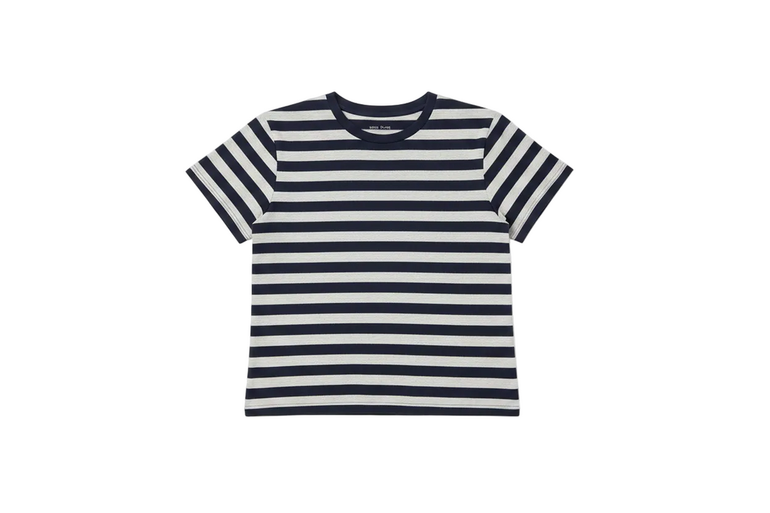 Denimist Striped Baby Tee - XS