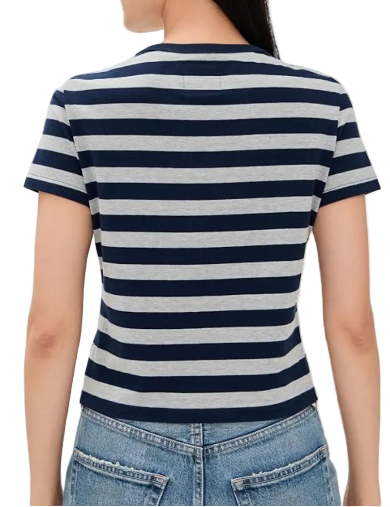 Denimist Striped Baby Tee - XS