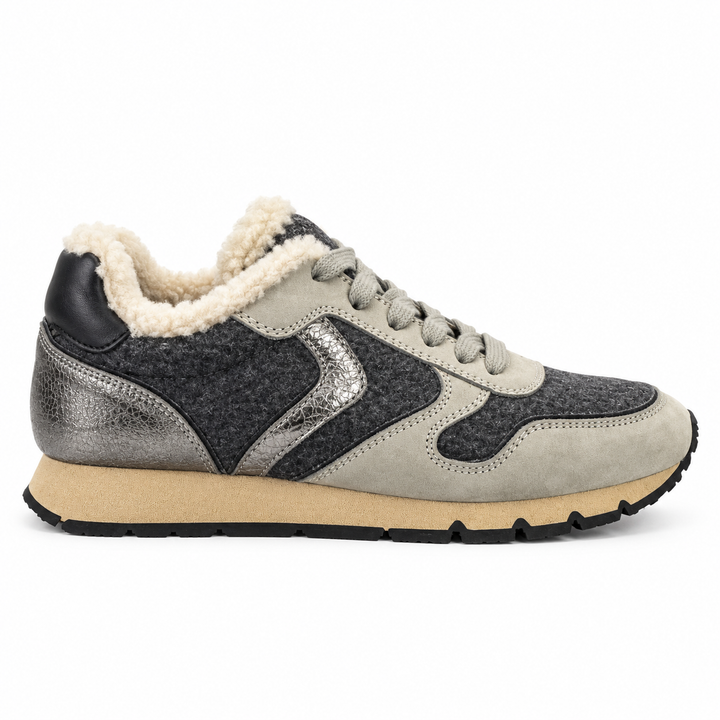 Voile Blanche Maran Fur Shearling Sneakers - 39