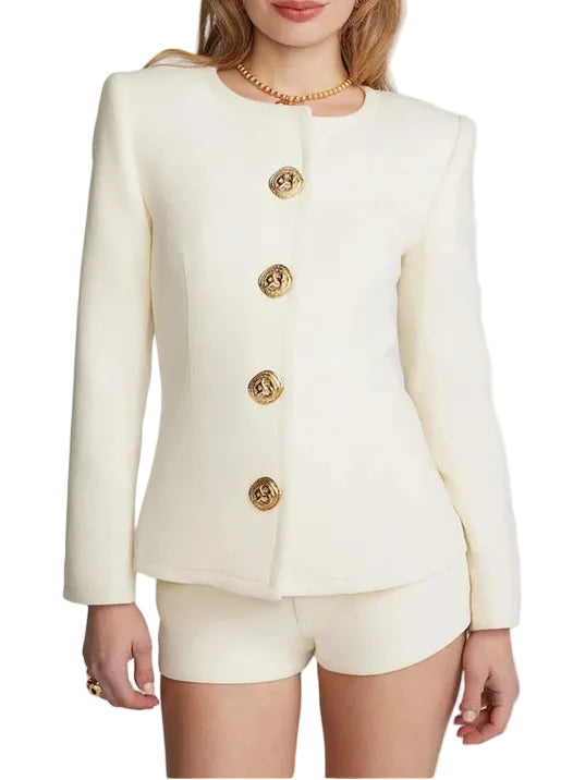 Nana Jacqueline Lisette Shorts (Ivory) -S