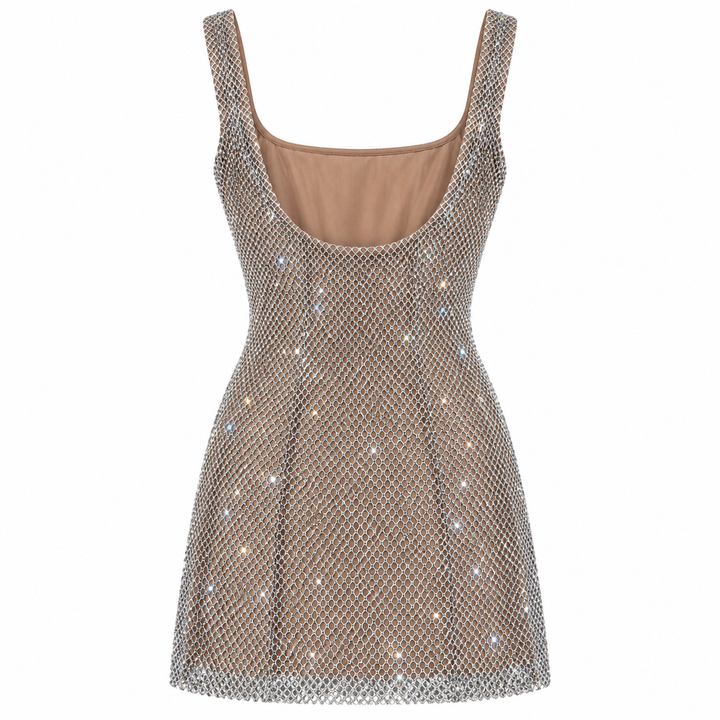 Babyboo Petra Mini Dress in Silver - S