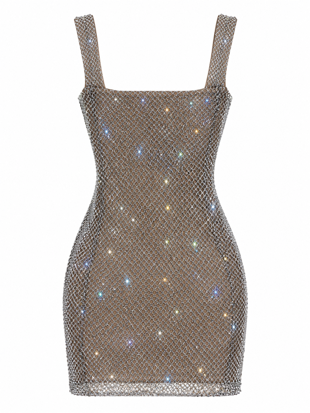 Babyboo Petra Mini Dress in Silver - S