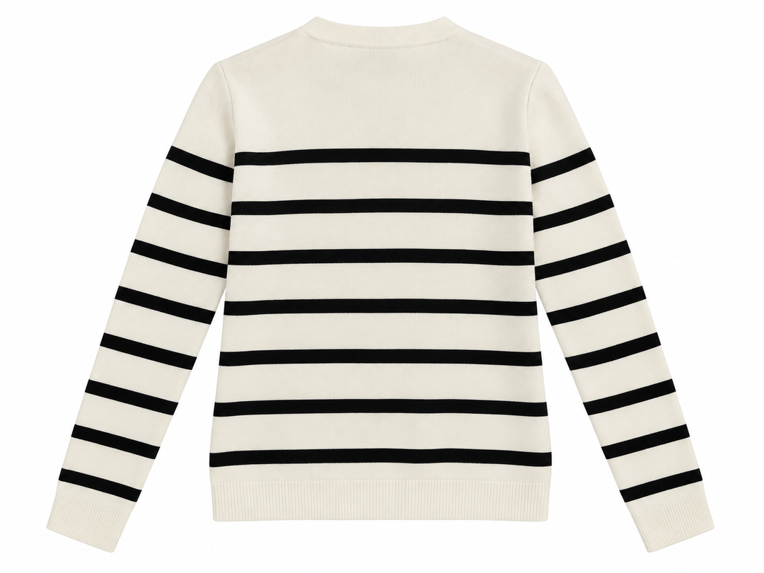 Alice + Olivia Striped Crewneck Sweater -  XS