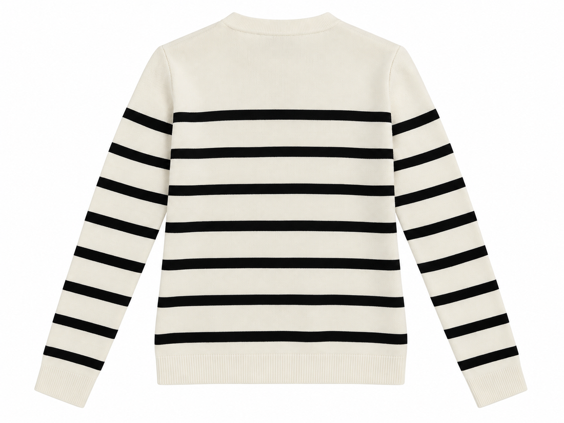 Alice + Olivia Striped Crewneck Sweater -  XS