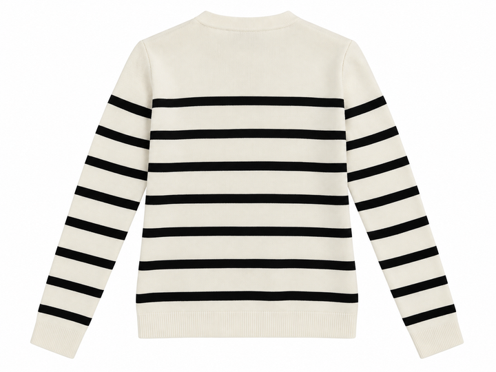Alice + Olivia Striped Crewneck Sweater -  XS