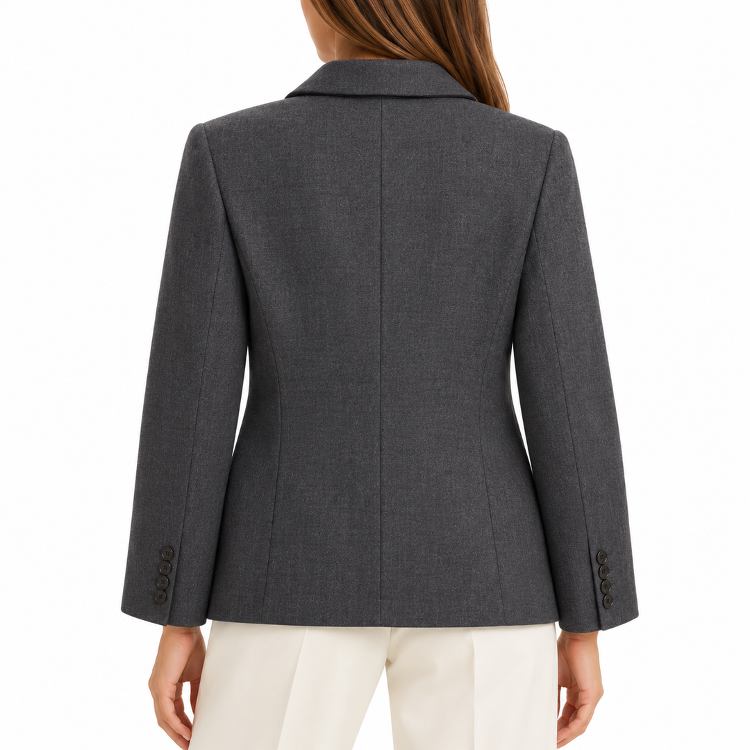 ANINE BING Gray Wool Blazer - M