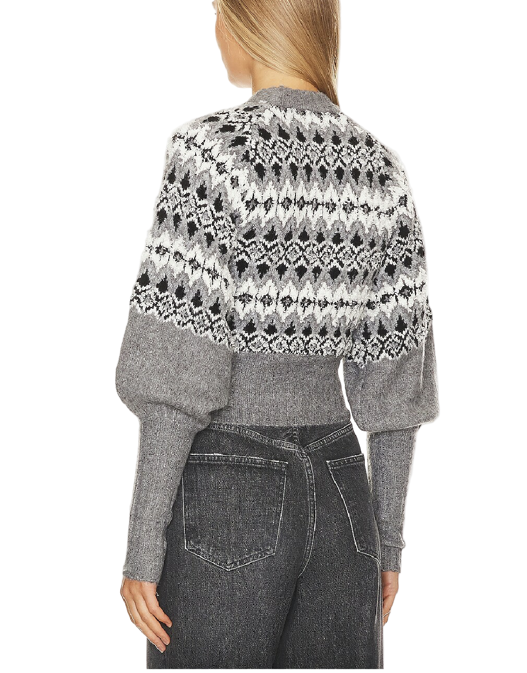 L'Academie Niara Fairisle Sweater - XS