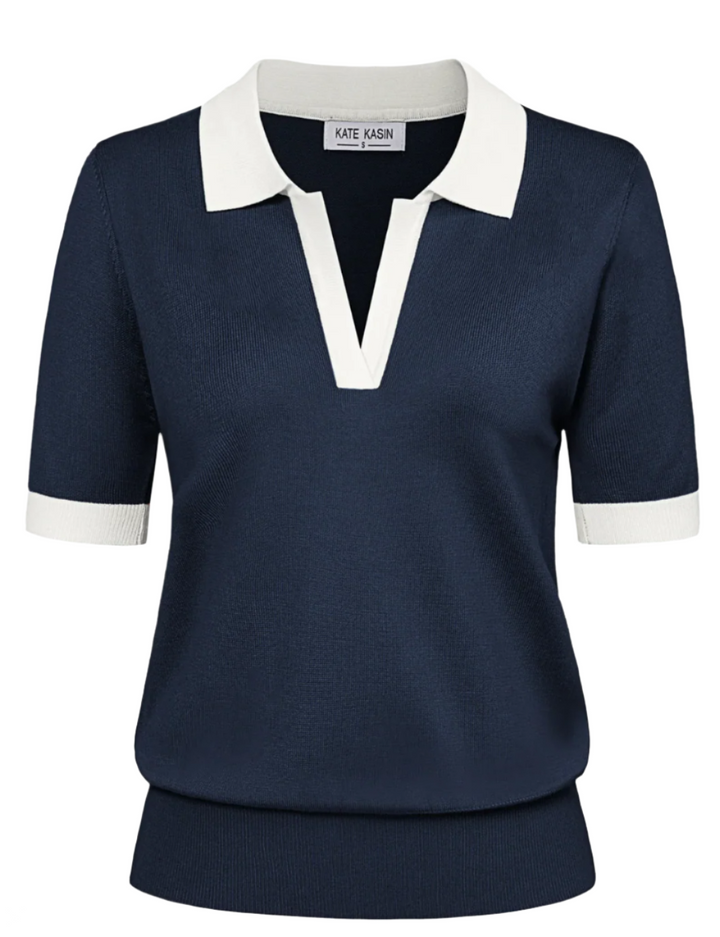 Knitted Tops Casual Ribbed Shirt Loose Pullover Sweater - S