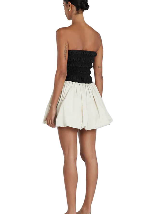 Dissh Stevie Black and Stone Mini Dress - 8