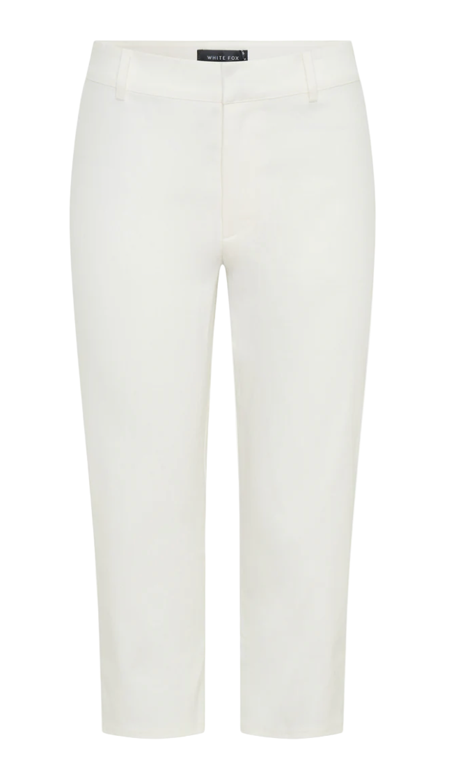 White Fox Day For It Capri Pants White - S