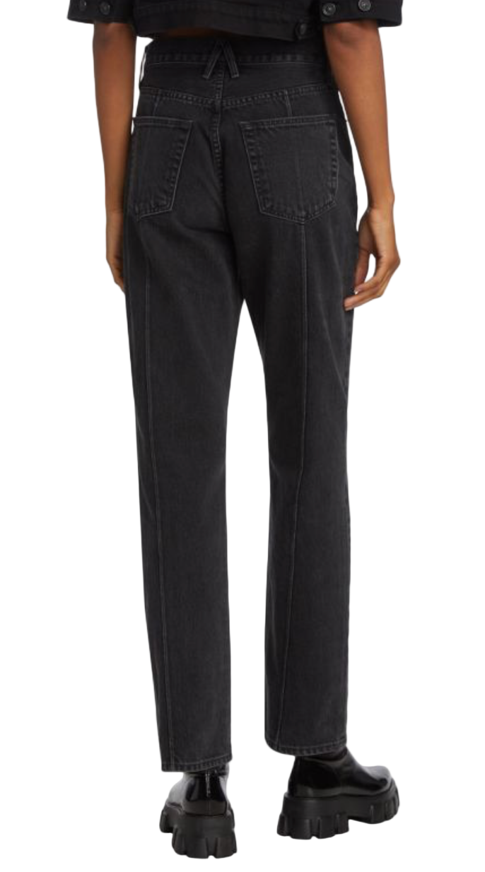 Slvrlake London Straight-Leg Pintuck Jeans - 26