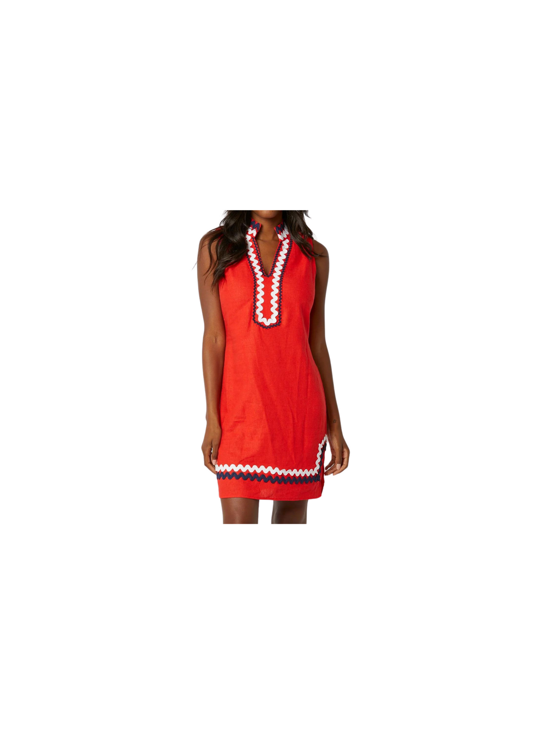 STS Sail to Sable Sleeveless Classic Tunic Dress with Ric Rac
