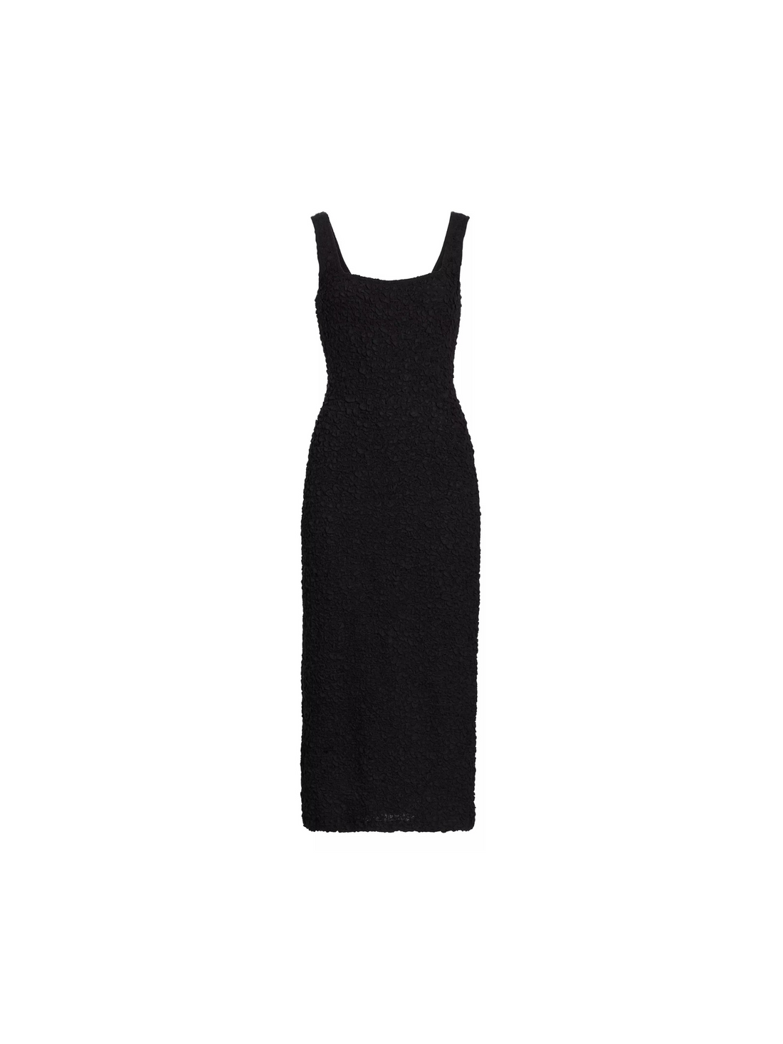 Mara Hoffman- Black Sloan Textured Sleeveless Column Midi-Dress- Size The Exchange Project Mara Hoffman- Black Sloan Textured Sleeveless Column Midi-Dress- Size The Exchange Project