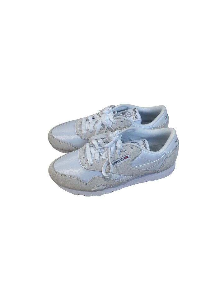 Reebok Classic Nylon White Cream sneaker- Size 8