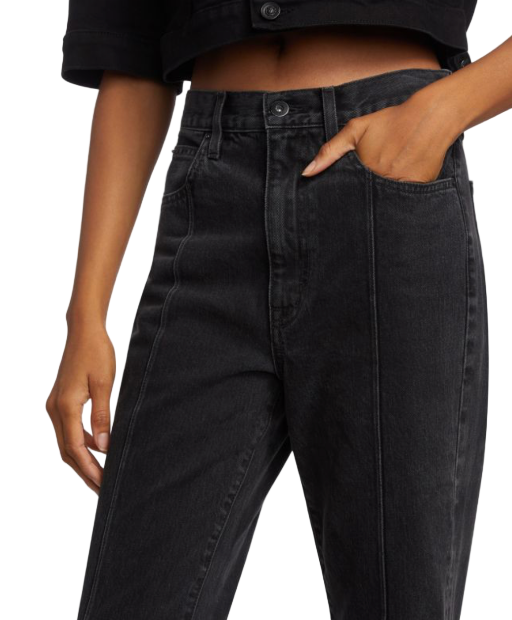 Slvrlake London Straight-Leg Pintuck Jeans - 26