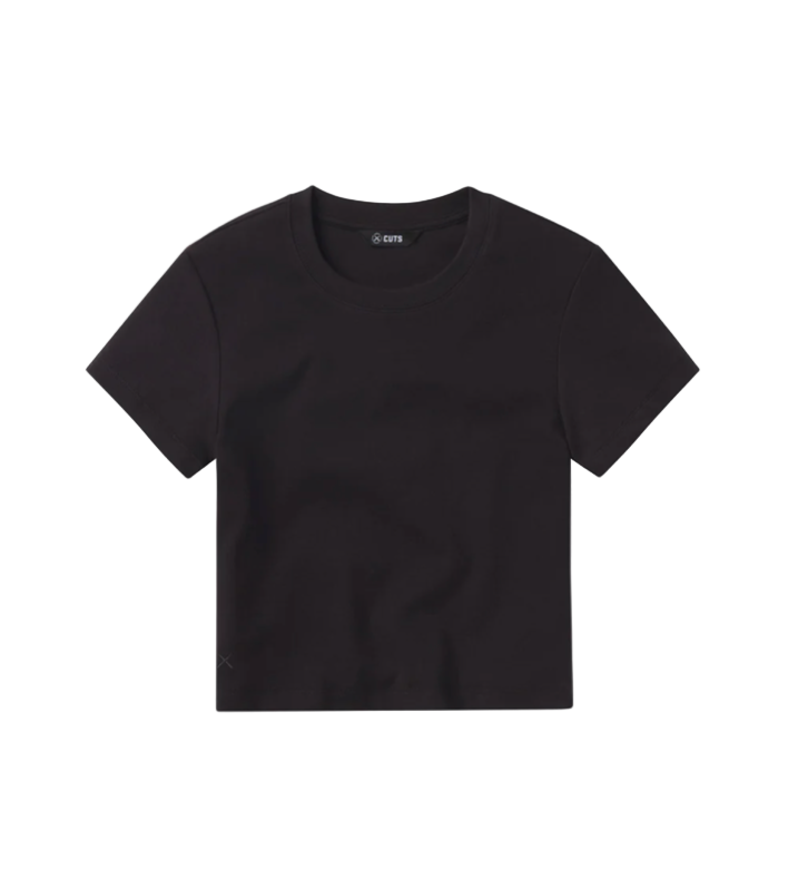 Cuts Tomboy Tee Cropped - S
