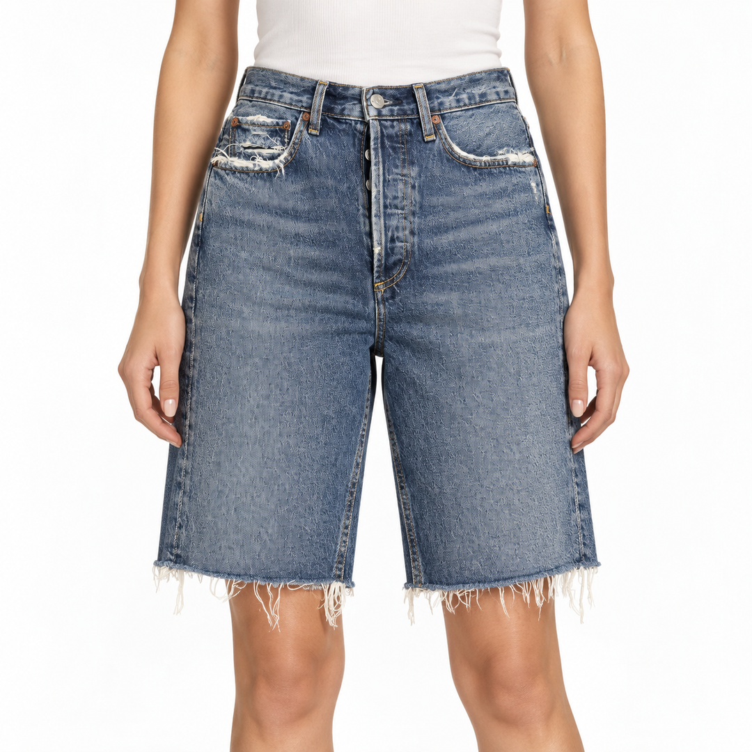 AGOLDE 90’s Mid Rise Loose Denim Shorts - 27