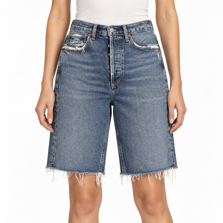 AGOLDE 90’s Mid Rise Loose Denim Shorts - 27