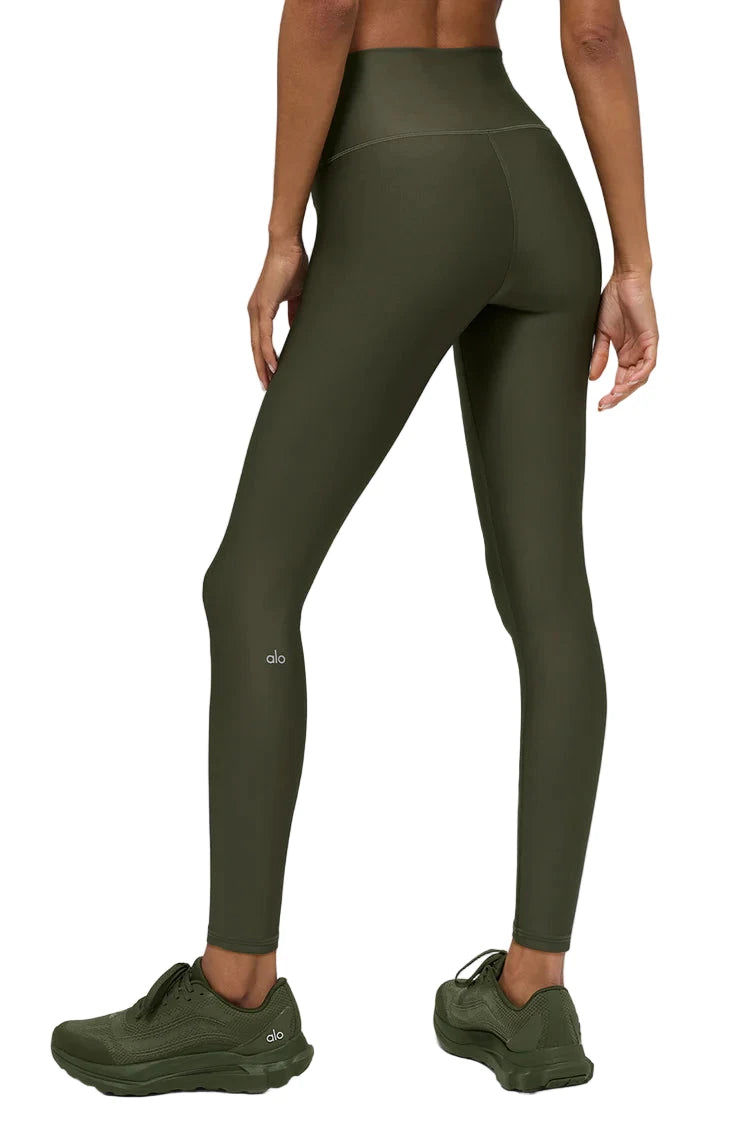 Alo 7/8 High-Waist Airlift Legging Green Olive - M