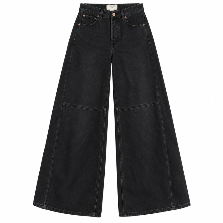 We The Free Good Luck Mid-Rise Barrel Jeans, Soundwave - 27