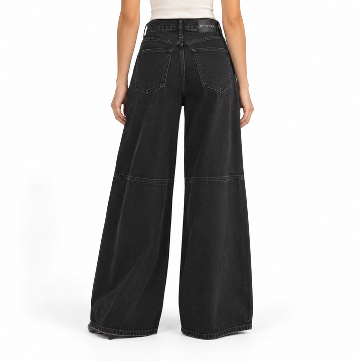 We The Free Good Luck Mid-Rise Barrel Jeans, Soundwave - 27