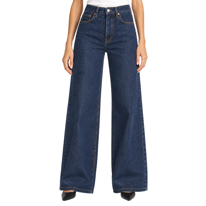 Levi’s Premium Ribcage Wide Leg Jeans, Dark Indigo - 27