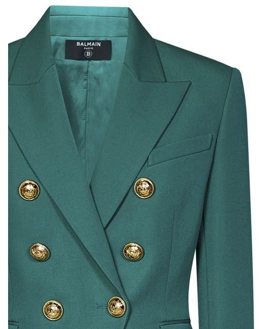 Balmain Women's Green Paris Blazer-Size 38