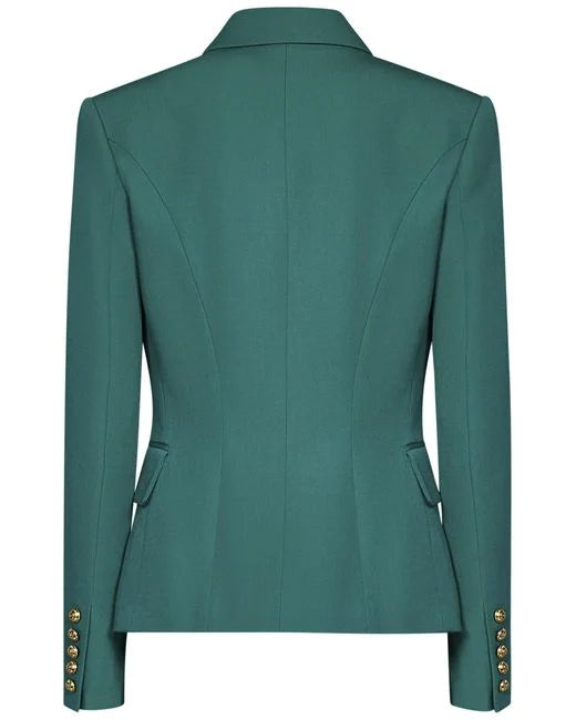 【関税&送料込】Balmain Giacca Balmain Women's Green Paris Blazer-Size 38 – The Exchange