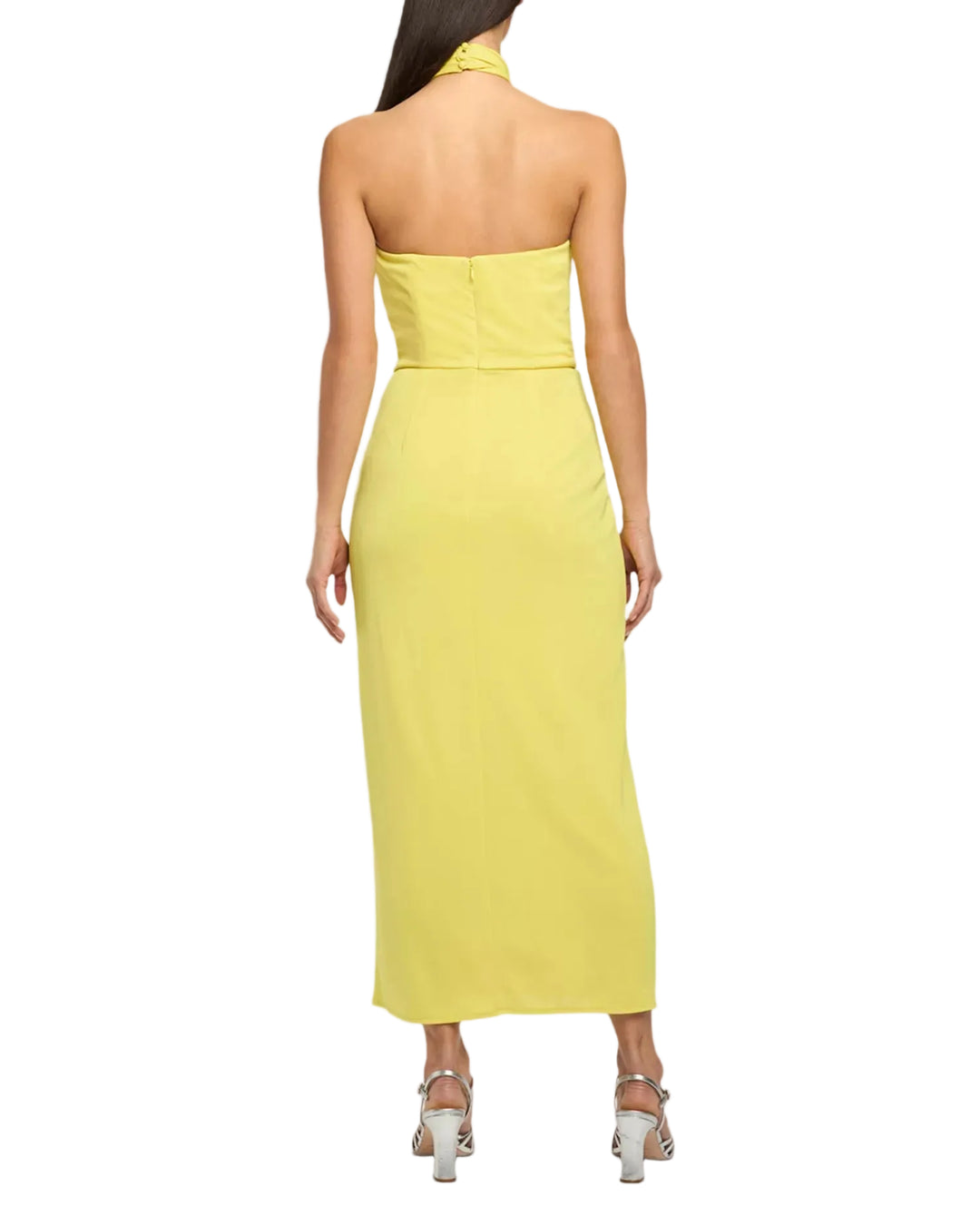 Cinq à Sept Kaily Twist Halter Midi Dress - 0