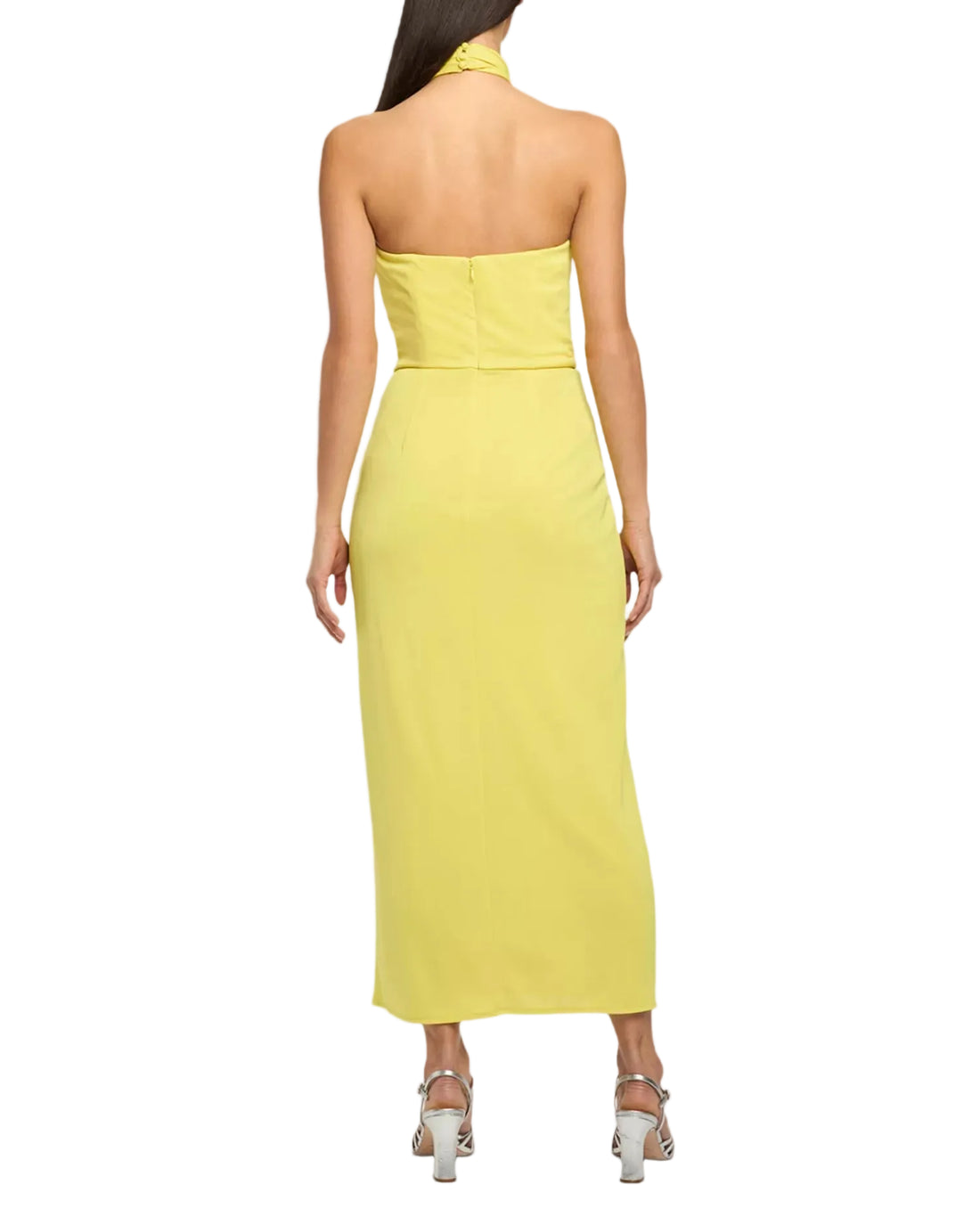 Cinq à Sept Kaily Twist Halter Midi Dress - 0