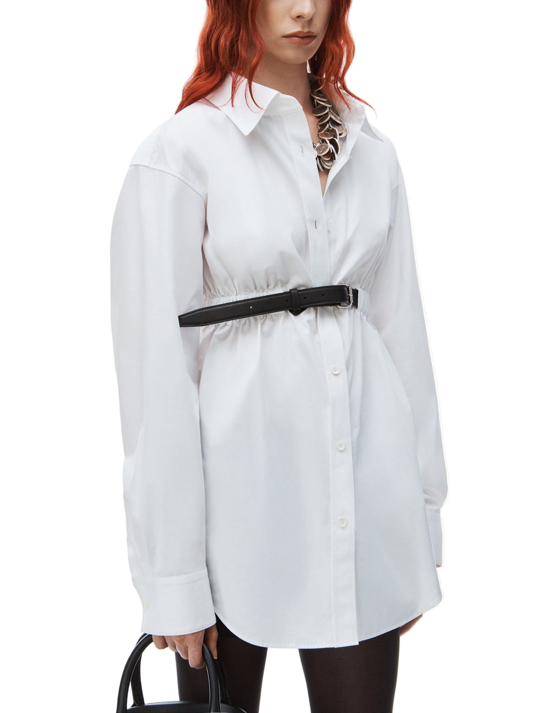 Alexander Wang Belted Cotton Tunic - S