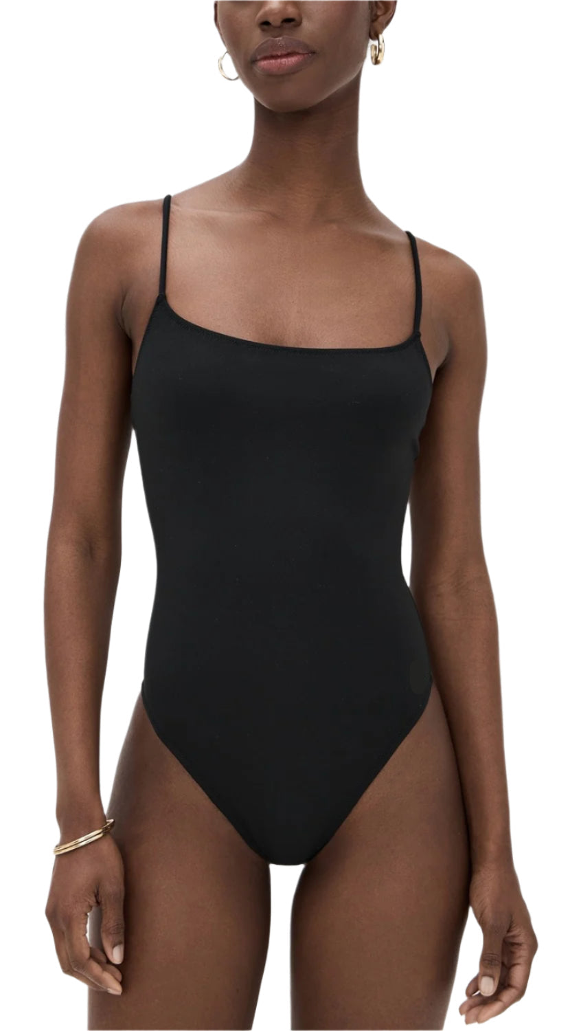 Aexea Black One-Piece Swimsuit - L
