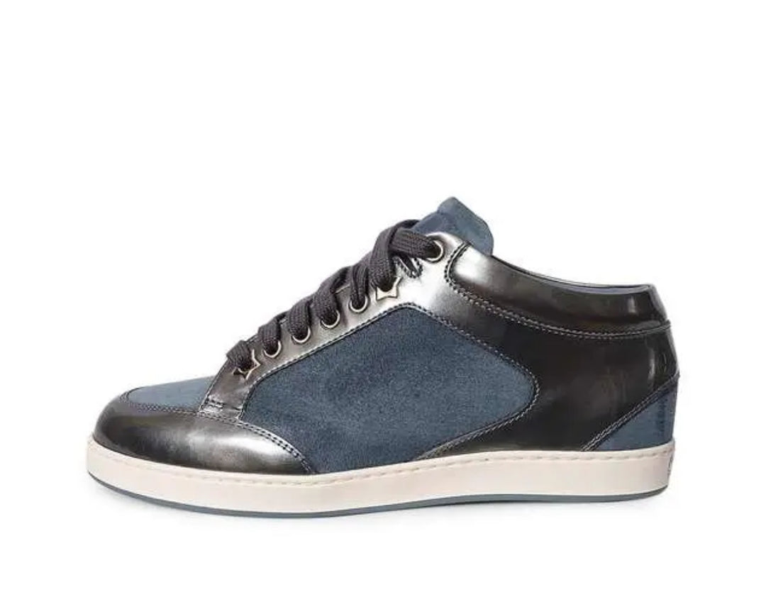 JIMMY CHOO MIAMI SNEAKERS DENIM SIZE: 38