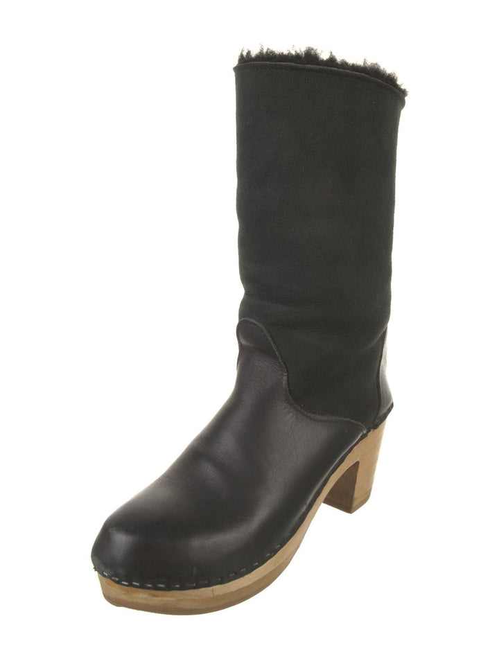 NO. 6 STORE LEATHER MID-CALF BOOTS     SIZE: 38