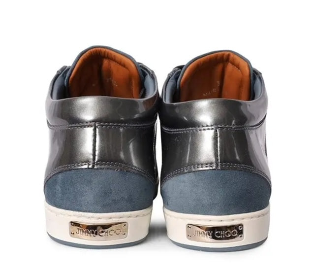 JIMMY CHOO MIAMI SNEAKERS DENIM SIZE: 38