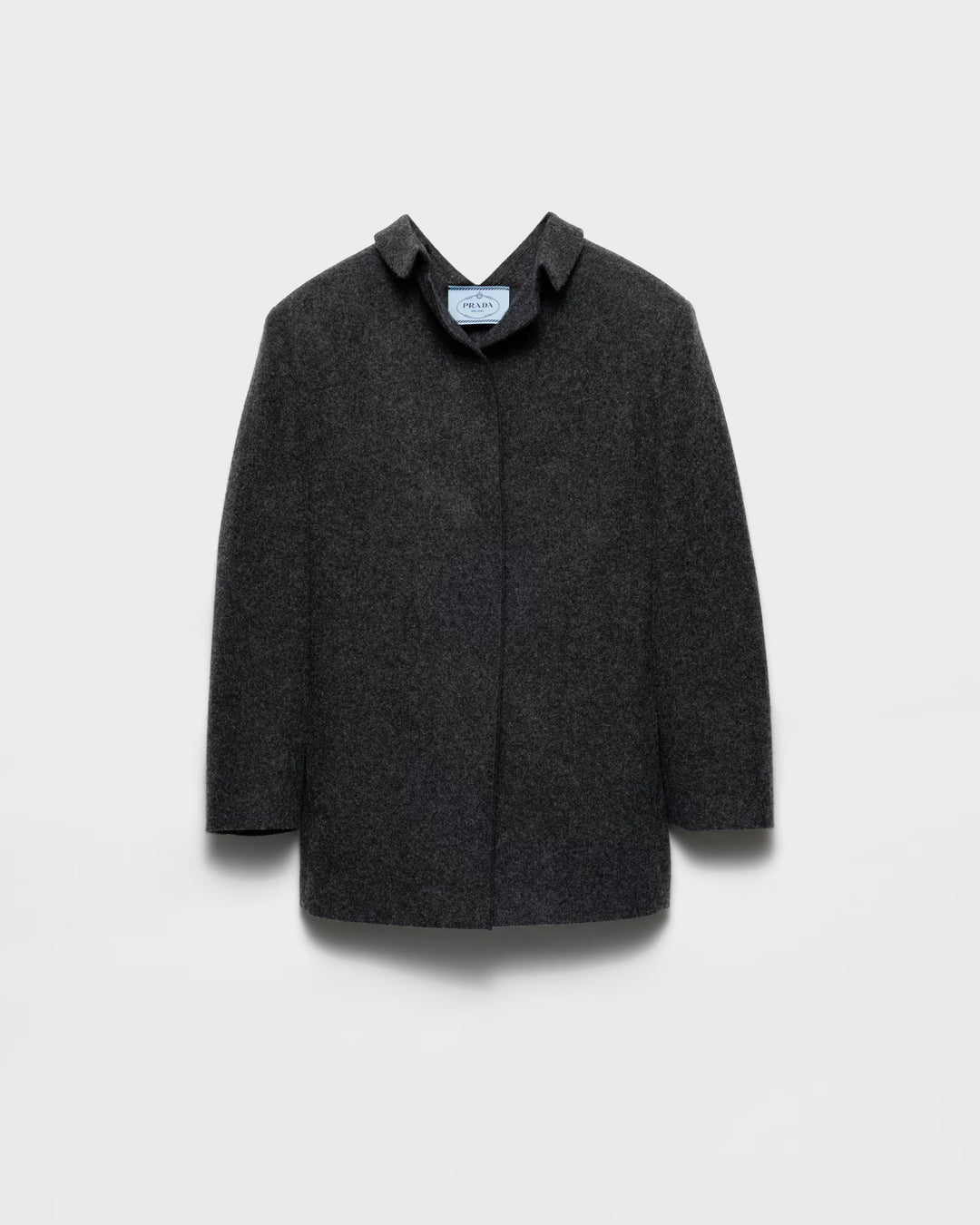 Prada Single-breasted shetland wool jacket - 36