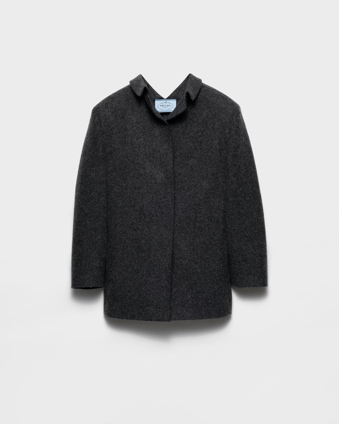 Prada Single-breasted shetland wool jacket - 36