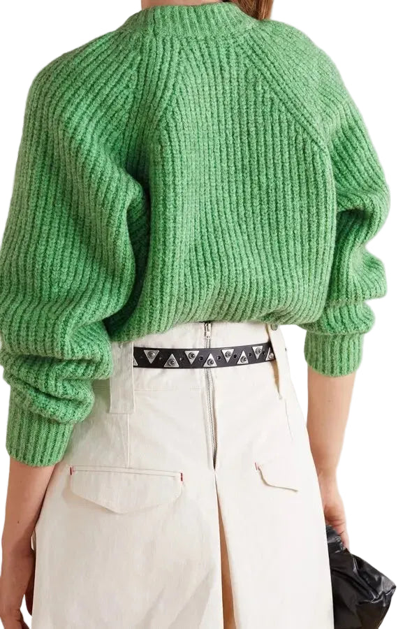 Isabel Marant Rosy Ribbed Cotton-Blend Sweater - 34