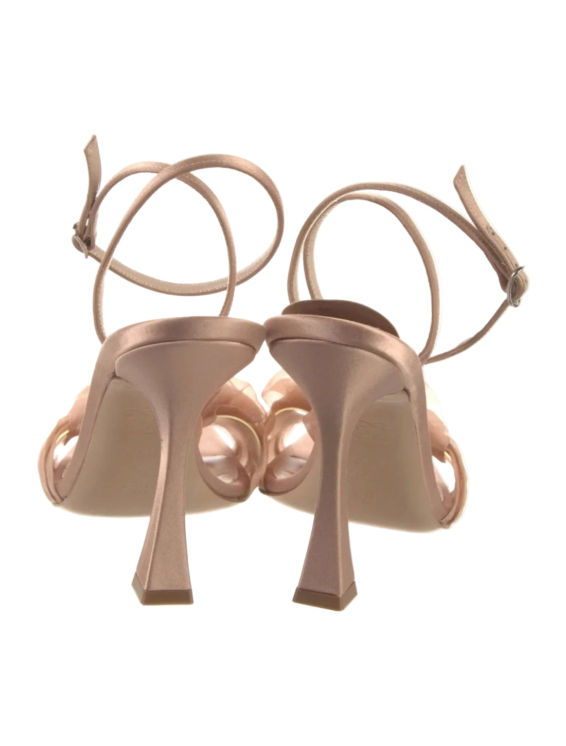CASADEI Beige Satin Sandals- 39