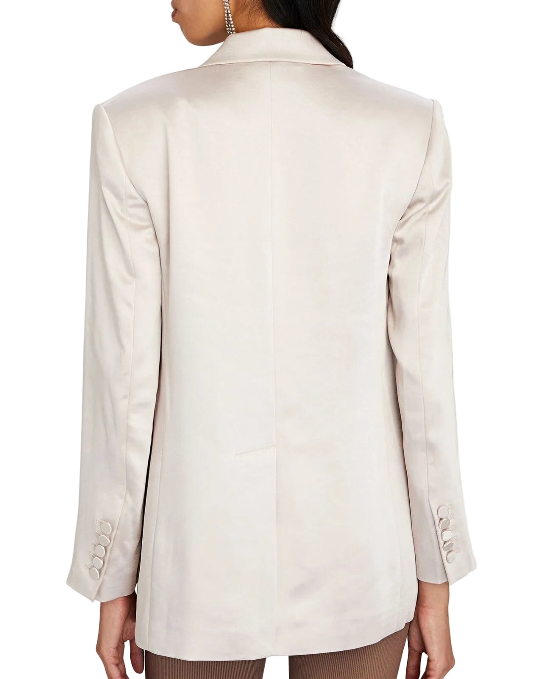 A.L.C. Bishop II Satin Blazer in Pink Tint- 0