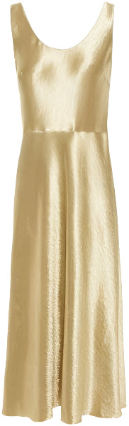 Vince Scoop Neck Midi Length Dress - 6