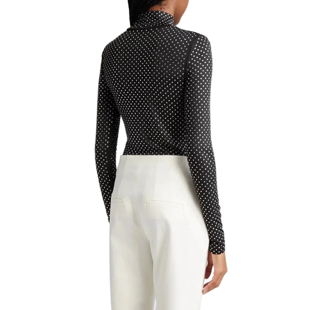 Veronica Beard Parke Jersey Diamente Top - L