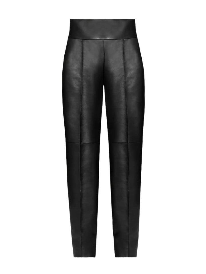 Alexandre Vauthier Black Leather Pants- Size Medium